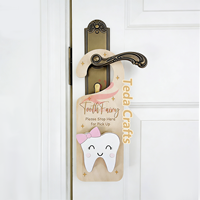Boîte à dents de la Fée des Dents en bois écologique pour bébés et enfants