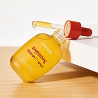 Sérum à la vitamine C en marque privée, 10% d'acide hyaluronique, céramide, hydratant, éclaircissant, antioxydant, liquide, 30 ml, OEM/ODM