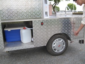 2023 Condition New Hot Dog Cart Mobile Stainless Steel Vendor Trailer for Hot Dog Fast Food Business for Sale - Product Image 6