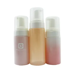 Refillable Cosmetic 30ml 50ml 8oz 120ml 300ml 500ml Pink Nude Shampoo Cleanser Foam Hand Soap Wash Plastic Pump Bottle