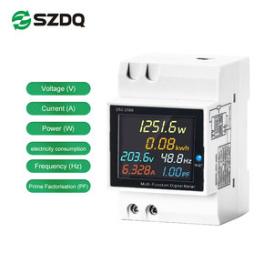 D52-2066 kỹ thuật số tần số năng lượng mét 6in1 AC Màn hình 110V/220V/380V 100A Single phase <span class=keywords><strong>LCD</strong></span> Volt Amp kWh mét - Product Image 5