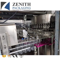 Machine de remplissage automatique de boissons gazeuses en canettes/bouteilles, ligne de production de bière, de soda et d'eau pour canettes en PET et en verre