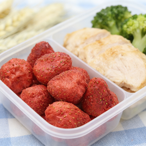 Fruits séchés lyophilisés en gros, fraises lyophilisées au goût acidulé, collations saines en vrac, sans OGM, emballées sous vide - Product Image 4