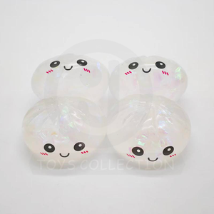 ของเล่นบีบแก้เครียดรูปซาลาเปาเคลือบกลิตเตอร์พร้อมลูกบอลน้ำ ของเล่นบีบคลายเครียดแบบสัมผัส - Product Image 6