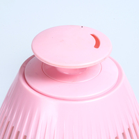 Diffuseur d'aromathérapie ultrasonique électrique rose en plastique pour la maison, contrôle mécanique de l'humidité, faible bruit, usage domestique