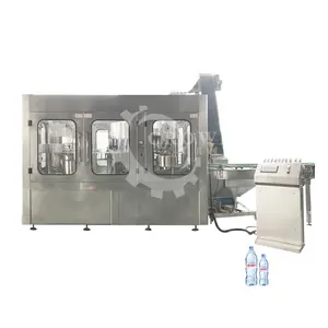 Factory Cost Price Full Automatic Complete Drinking Mineral Pure Water Bottle Filling Machine Plant