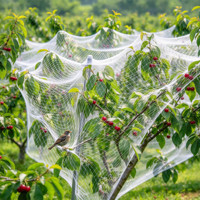 Filet anti-vent sur mesure pour la protection contre la grêle des vignobles, vergers, arbustes à baies, étangs à poissons et cerisiers