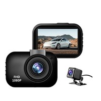 Caméra de tableau de bord de voiture à vision nocturne infrarouge HD 120 °   Enregistreur vidéo double fonction, surveillance du mouvement humain, enregistrement en boucle automatique