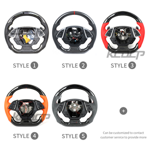 Volant de course personnalisé en Alcantara et fibre de carbone pour Chevrolet Camaro <span class=keywords><strong>Corvette</strong></span> Cabriolet - Product Image 6