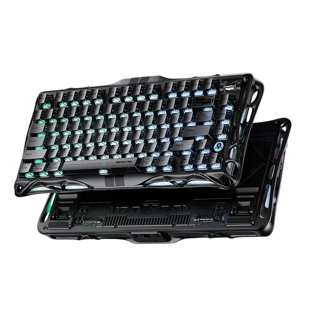 GravaStar Mercury V75 HE 75% Wired Hall Effect Magnetic Gaming Keyboard 8K Hz 0.005mm Rapid Trigger RGB Hot Swappable for Gaming