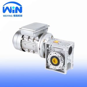 מחיר מפעל NMRV <span class=keywords><strong>RV</strong></span> NRV מפחית מהירות תמסורת מסוג תולעת מסגסוגת אלומיניום עם מנוע AC ומנוע סרוו למכונות הרמה ומנועים - Product Image 1