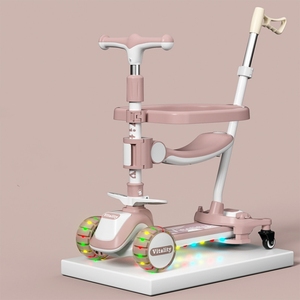 Meilleure vente, <span class=keywords><strong>trottinette</strong></span> pliable multifonctionnelle à 3 roues pour enfants, trottinettes pliables pour bébés et enfants - Product Image 1