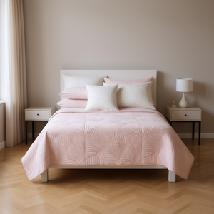 Edredón Ultraligero Vianney Individual Color Rosa Dulce de Microfibra para Todas las Temporadas - Product Image 2