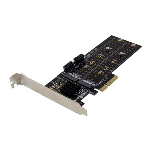 Carte d'extension de stockage <span class=keywords><strong>RAID</strong></span> M.2 PCIe <span class=keywords><strong>X2</strong></span>/6 Gbps pour serveur - En stock - Product Image 2