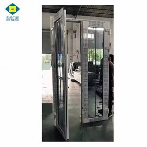 Moderne Amérique Standard Insonorisé Étanche Double-Gazed UPVC Porte battante Pliante <span class=keywords><strong>Grille</strong></span> Ouverte Design Extérieur Fait Verre - Product Image 3