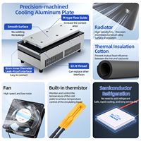 Module de refroidissement rapide ENMG pour semi-conducteurs industriels, plaque froide HETL, plateforme de dissipation thermique compacte pour climatisation