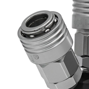ข้อต่อสายลมกันรั่ว 1/4" แบบตัวผู้ พร้อมซีล NBR สำหรับระบบพ่นสี 2 in 1 Manifold - Product Image 3