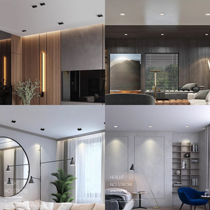 Độ sáng cao 50 <span class=keywords><strong>w</strong></span>át <span class=keywords><strong>LED</strong></span> downlight vuông Đèn trần đèn trắng đen vỏ nhôm sáng nguồn ánh sáng downlights - Product Image 6