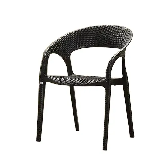 आसानी से ले जाने वाली रतन गैडर्न सेट आउटडोर कैंपिंग कुर्सियाँ पीवीसी प्लास्टिक गार्डन कुर्सियाँ आउटडोर पीपी कुर्सी