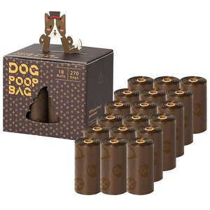 Bolsas para excremento de perro grandes, ecológicas, compostables y biodegradables, de almidón de maíz, para 2025 - Product Image 1