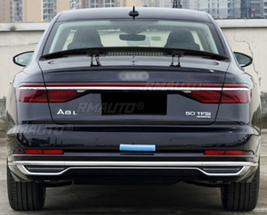Alerón Trasero para Audi A8 2011-2022, Pieza de Modificación de Alerón Trasero de Plástico ABS con Fibra de Carbono Real, Accesorios para Automóviles - Product Image 2
