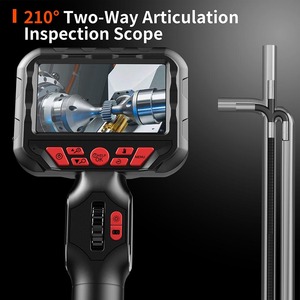 180 Degree 2 Ways Articulating Borescope Industrial Endoscope With 6mm Articulated Snake <strong>Camera</strong> With 8 Adjustable LED PQ321 - Product Image 4