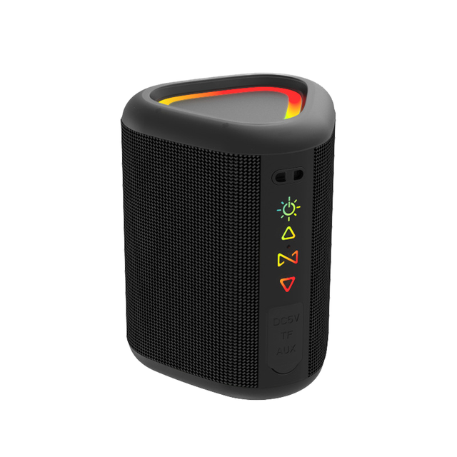 New Upgraded Portable BT5.3 Speaker IPX7 Waterproof Enhanced Bass RGB LED Light Home Theatre Computer Mobile Phone Outdoor