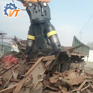 Cisailles hydrauliques à économie de main-d'œuvre, accessoires de machines de construction pour la découpe de plaques et de poutres en acier - Product Image 3