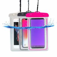 Sac de téléphone portable Unionpromo, transparent, en ABS+PVC EVA, étanche, design sportif, pour téléphones de 5,5 pouces, 21*10,8 cm, 55g, CE