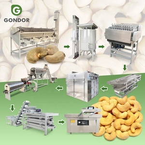 Nut hạt nhân Phân loại sản xuất Trung Quốc Hoàn thành điều thu hoạch Nut dây chuyền chế biến máy bóc vỏ - Product Image 1