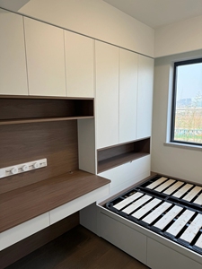 Lit Tatami Moderne Multifonctionnel avec Rangement Intégré, Meubles <span class=keywords><strong>de</strong></span> Chambre d'Enfant Sur Mesure Dotés <span class=keywords><strong>de</strong></span> Charnières à Fermeture Douce - Product Image 3