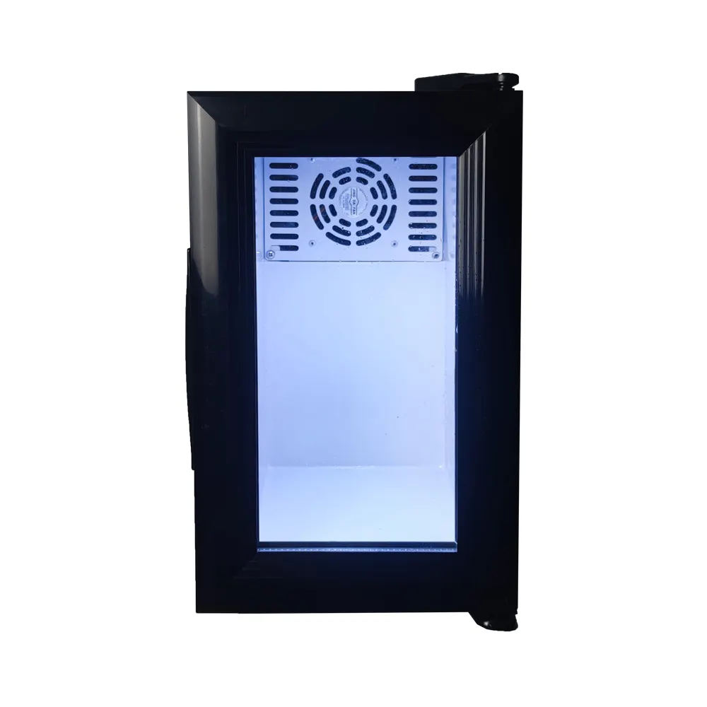 Mini Portable Glass Door And Touch Led Control of Milk Cooler Refrigerator For Coffee Machine Keep Milk Fresh