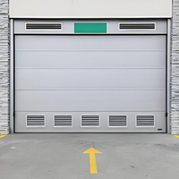 Panneau de ventilation à persiennes en plastique durable pour porte de garage sectionnelle, fixation par vis, accessoires pour villa