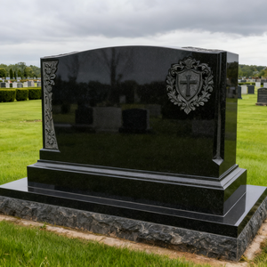 Lápidas y Monumentos Modernos de Granito Negro <span class=keywords><strong>Real</strong></span> con 1 Año de Garantía para Uso en Jardines y Cementerios - Product Image 6