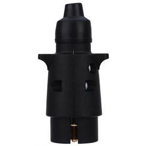 European Style 7 Pin <b>Trailer</b> Plug RV Adapter Taillight Signal Connector Converter - Product Image 2