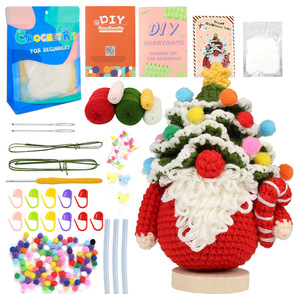 Kit de Ganchillo DIY para Principiantes, Fácil de Hacer con Hilo Tubular para Trabajos con Agujas, Kit de Inicio de Ganchillo DIY, Kit de Ganchillo con Diseño de Pollito - Product Image 6