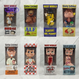Nouveau Betty <span class=keywords><strong>caca</strong></span> colonel Sanders grand garçon M. cacahuètes Vintage américain PVC Bobble tête Figure jouets pour la décoration de la maison tableau de bord - Product Image 2