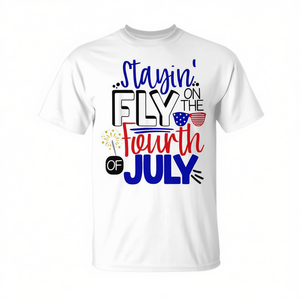 Camiseta Stayin Fly On The Fourth Of July, ropa para celebraciones patrióticas - Product Image 2