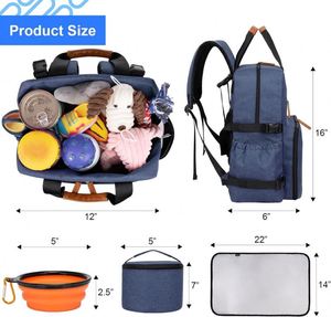 Free Sample Foldable <b>Cat</b> Backpack for <b>Cats</b> and Dogs <b>Large</b> Capacity Portable Pet Backpack Outdoor Travel Pet Bag - Product Image 1