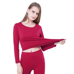 Thermo-Unterwäsche für Frauen Long Johns Set Fleece gefüttert Ultra weich und warm in schöner Dicke