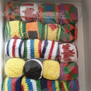 Novacross OEM, Hacky Sack Personalizado con Logotipo, Pelota de Juguete Deportiva Tejida con Partículas de Plástico, Unisex, Venta al Por Mayor - Product Image 1