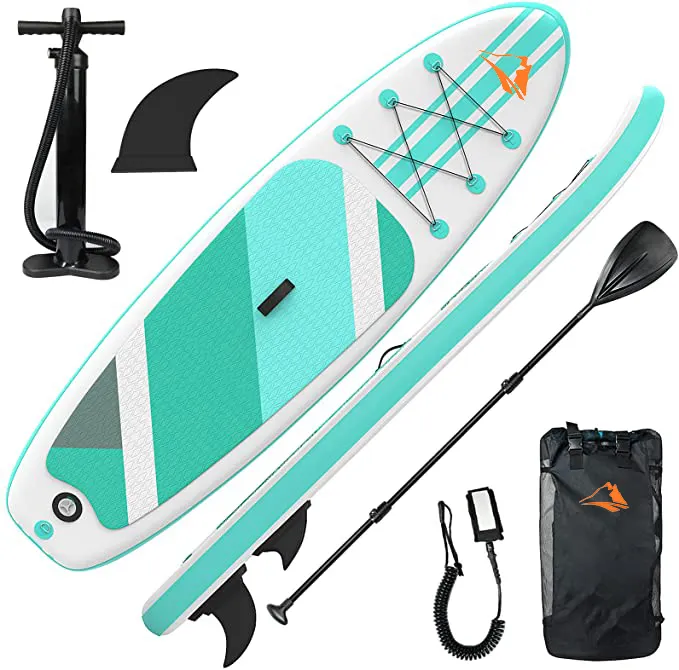 Manufacturer Hot Sale Air Inflator Single Double Layer Drop Stitch Inflatable Sup Paddle Surf Board