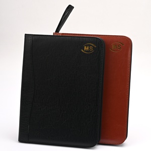 Porte-documents promotionnel pour entreprise avec logo personnalisé, organiseur A4 à fermeture éclair, bloc-notes, calculatrice, articles promotionnels d'entreprise - Product Image 3