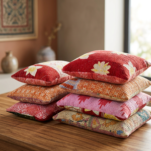 Housse d'oreiller, couette kantha - Product Image 4