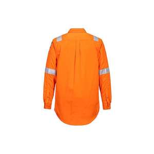PORTWEST - FR720ORRM FR Camisa ligera antiestática Naranja-EAN 5036108405466 ESD ROPA DE TRABAJO ANTIESTÁTICA - Product Image 2