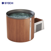 Baignoire froide Syochi 0,6 CV avec refroidisseur et filtre, bain de glace pour la récupération, machine à bain de glace pour spa