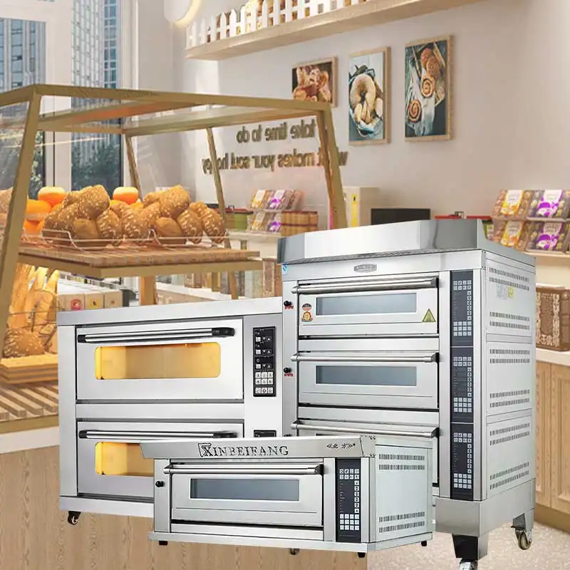 معدات مخبز فرن بيتزا كهربائي متعدد الوظائف تجاري للبيع سعر فرن خبز خبز الكيك للمخابز