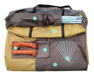 Bâche de camping élégante personnalisée Abri de soleil de plage en plein air à la mode en nylon durable - Product Image 3