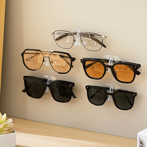 Eyeglasses Storage <b>Rack</b> Wall Mounted No Drill Transparent Display For Sunglasses And <b>Glasses</b> Eco Friendly - Product Image 1