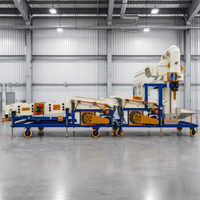 Nouvelle machine agricole combinée de sélection de graines HELIDA 5XFZ-15S haute précision 30kW pour le nettoyage des semences avec garantie de 2 ans